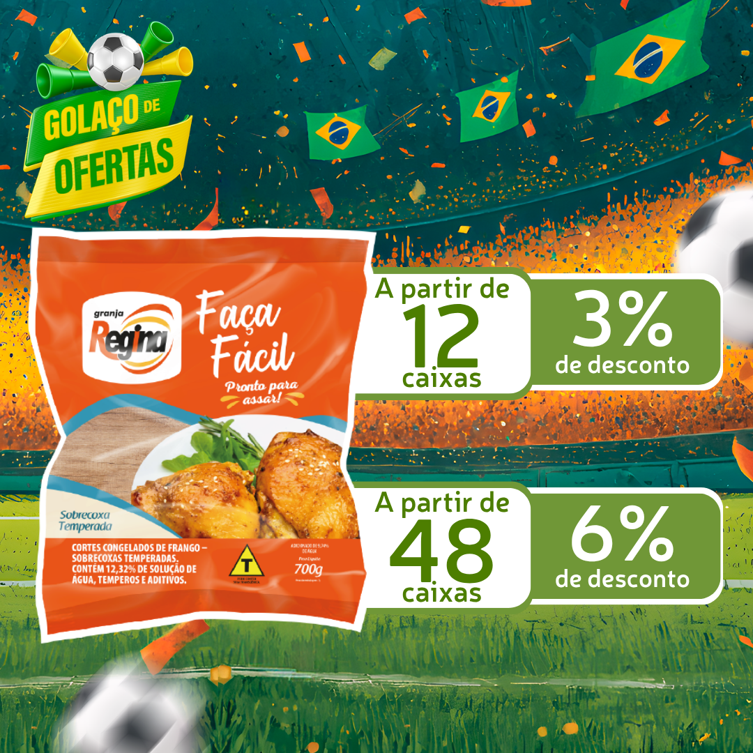 Sobrecoxa Cong 700g - Fa&ccedil;a F&aacute;cil
